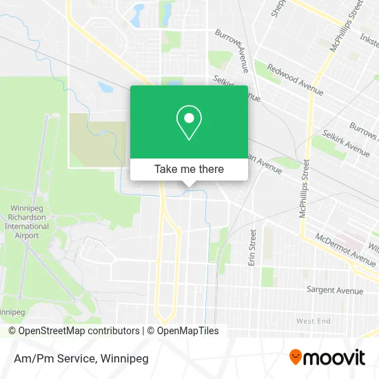 Am/Pm Service map