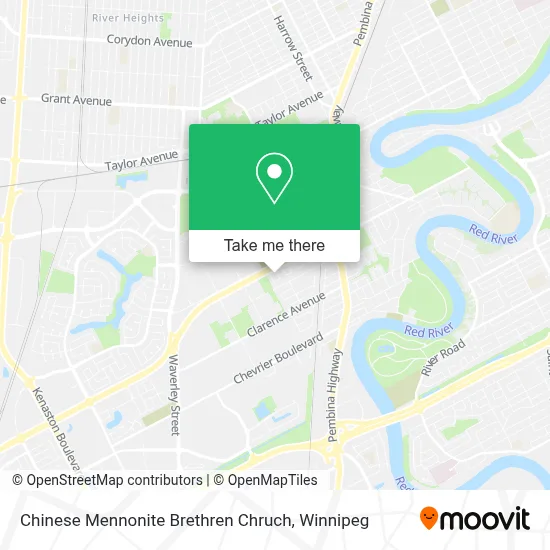 Chinese Mennonite Brethren Chruch map