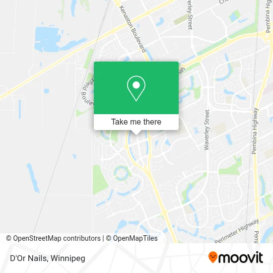 D'Or Nails map
