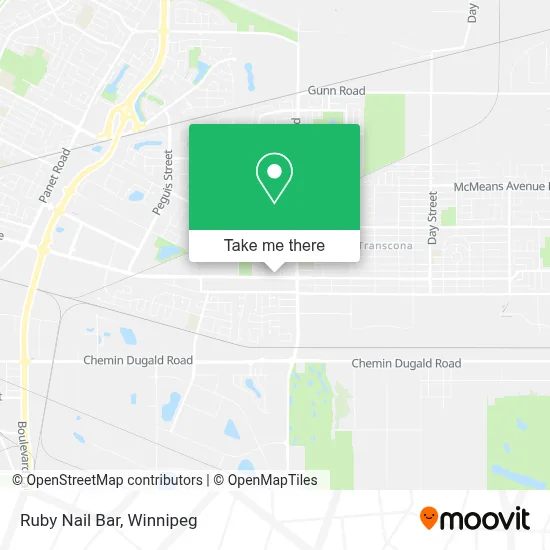 Ruby Nail Bar map