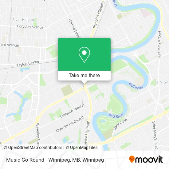 Music Go Round - Winnipeg, MB map
