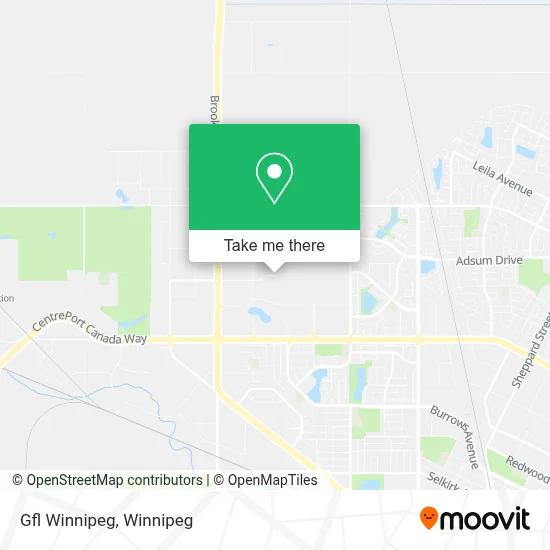 Gfl Winnipeg map