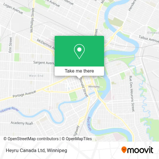 Heyru Canada Ltd map