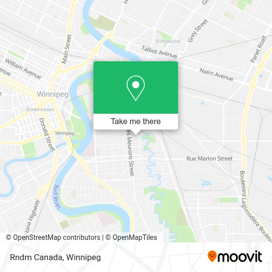 Rndm Canada map