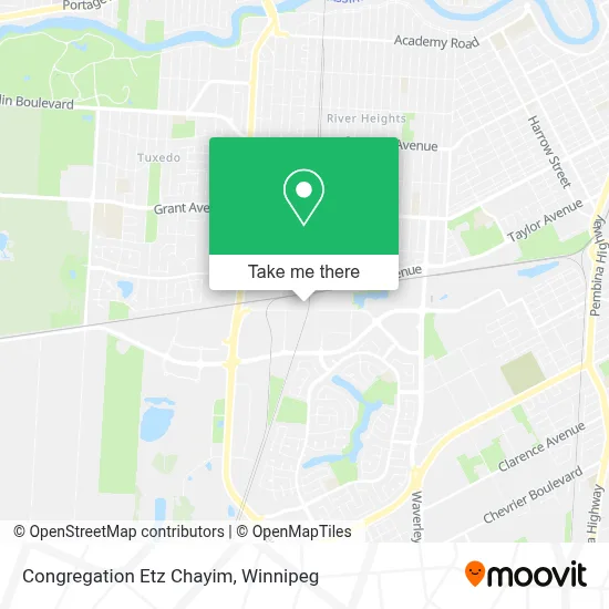 Congregation Etz Chayim map