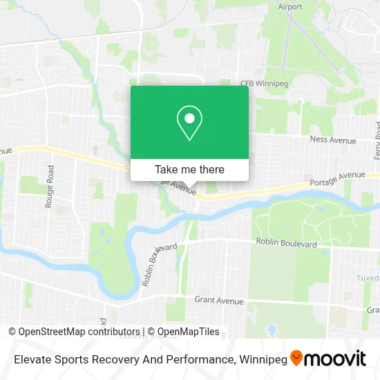 Elevate Sports Recovery And Performance map