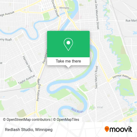 Redlash Studio map