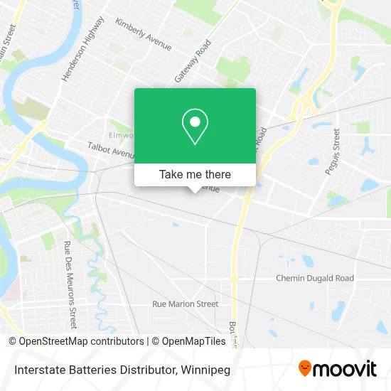 Interstate Batteries Distributor map