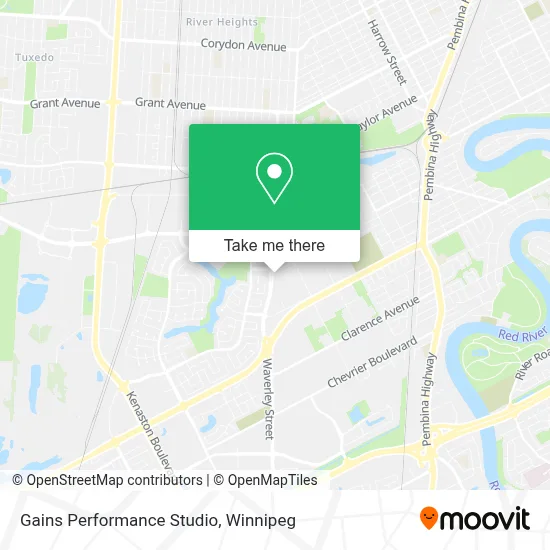 Gains Performance Studio map