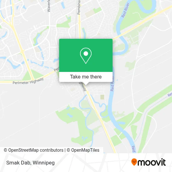 Smak Dab map