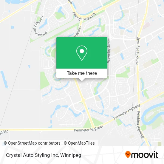 Crystal Auto Styling Inc map