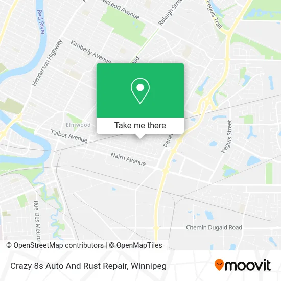 Crazy 8s Auto And Rust Repair map