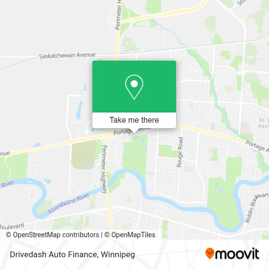 Drivedash Auto Finance map
