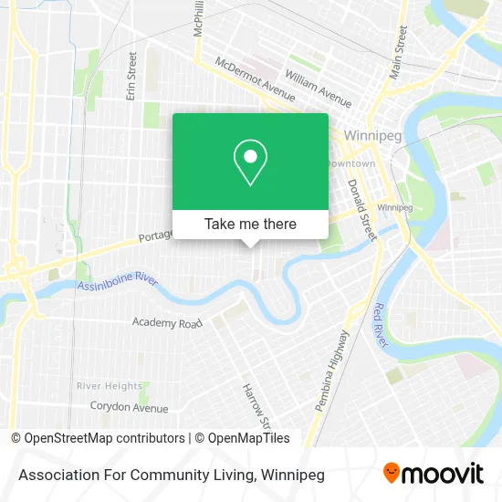 Association For Community Living map