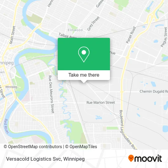 Versacold Logistics Svc map