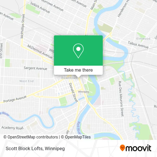 Scott Block Lofts map