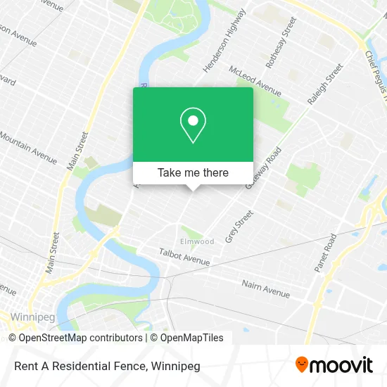 Rent A Residential Fence map
