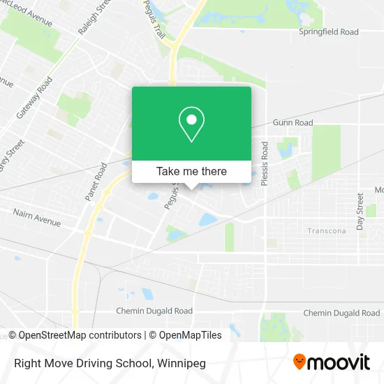 Right Move Driving School map