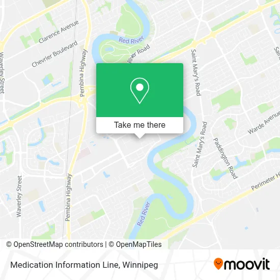 Medication Information Line map