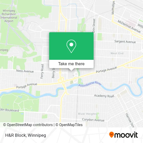 H&R Block map
