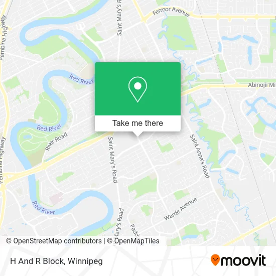 H And R Block map
