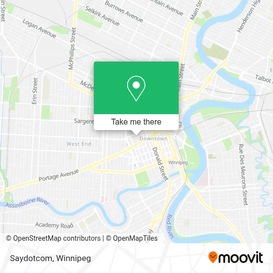 Saydotcom map
