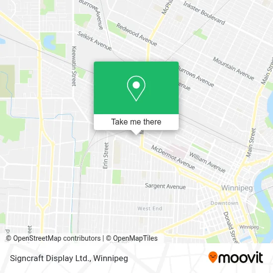 Signcraft Display Ltd. map