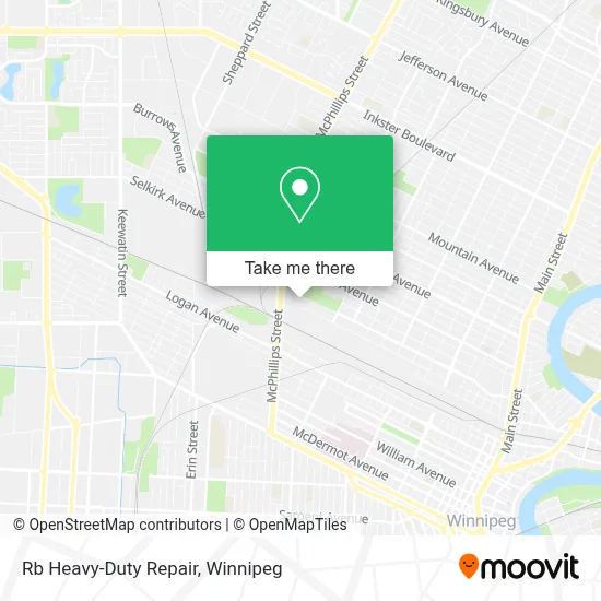 Rb Heavy-Duty Repair map
