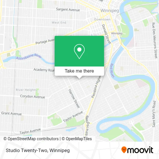 Studio Twenty-Two map