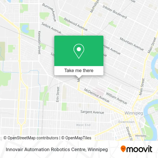 Innovair Automation Robotics Centre map