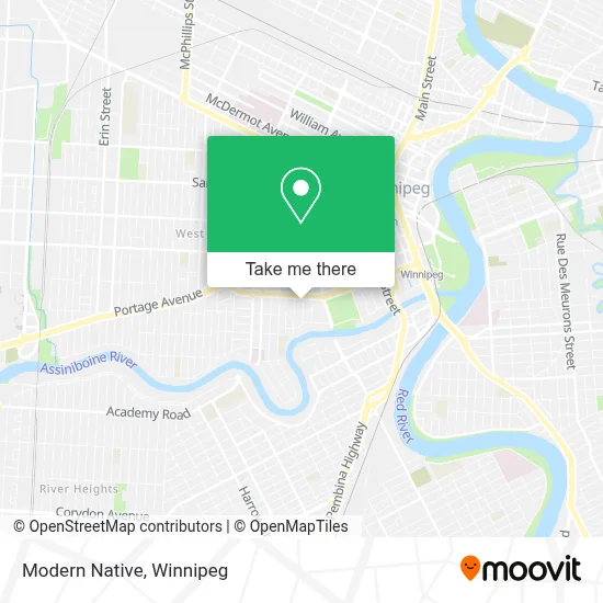 Modern Native map