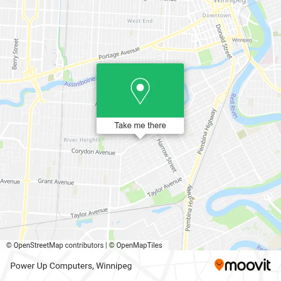 Power Up Computers map