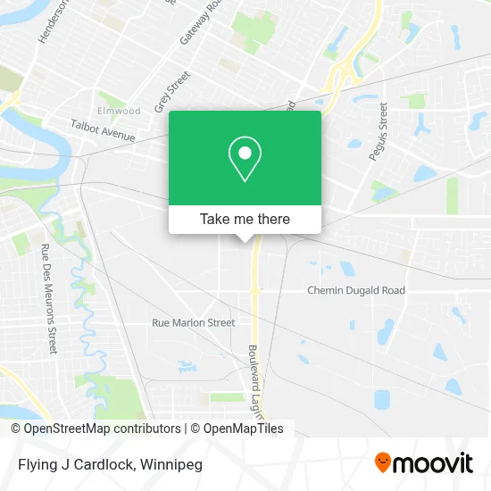 Flying J Cardlock map