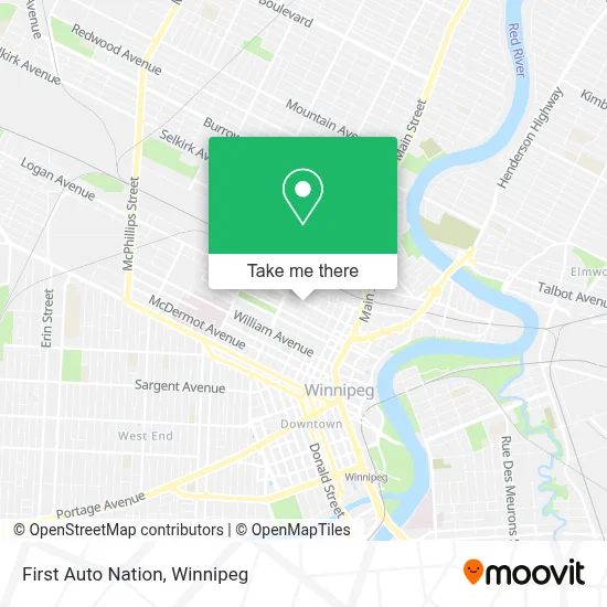 First Auto Nation map
