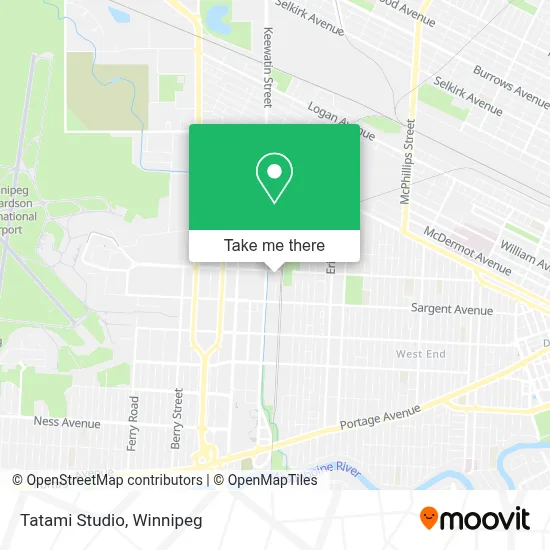 Tatami Studio map