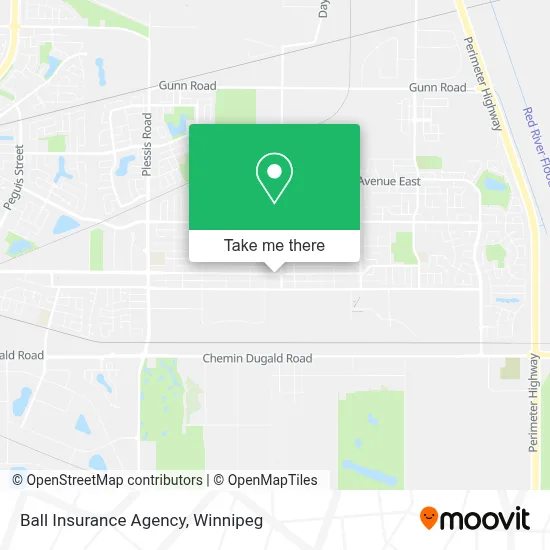 Ball Insurance Agency map