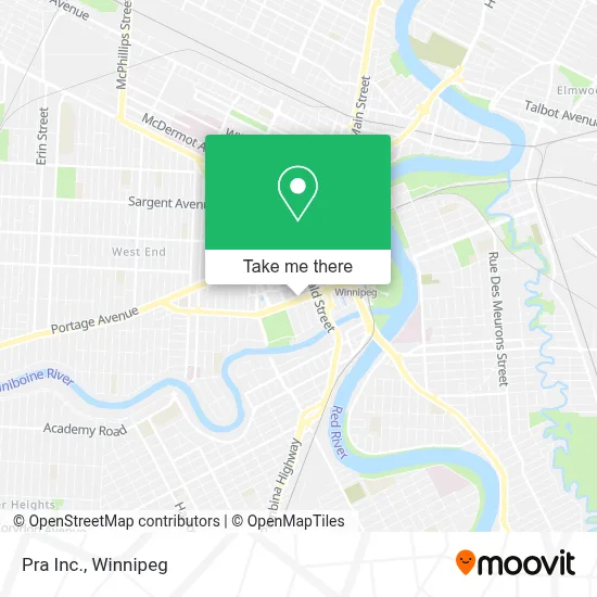 Pra Inc. map