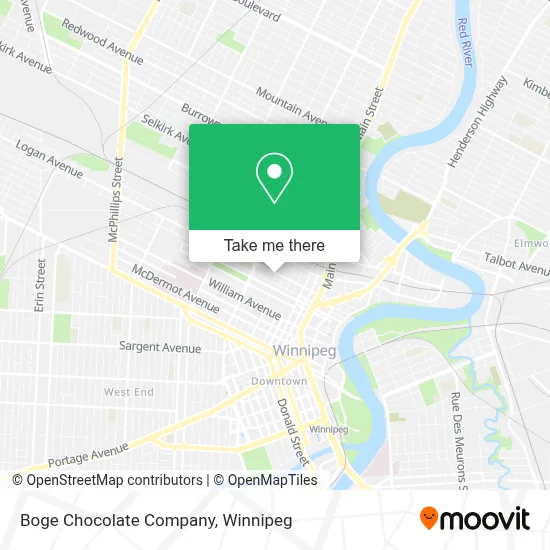 Boge Chocolate Company map