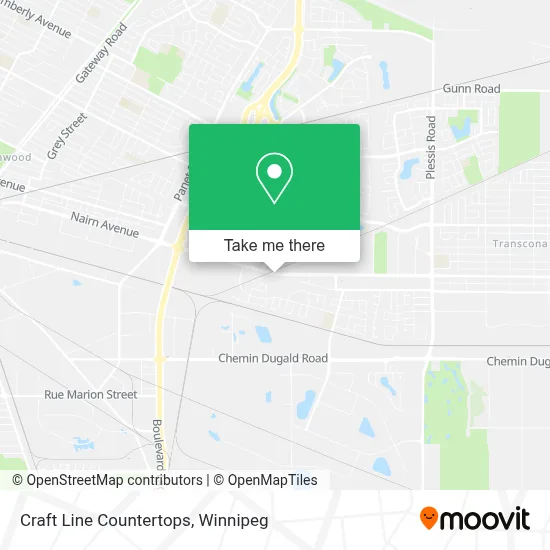 Craft Line Countertops map