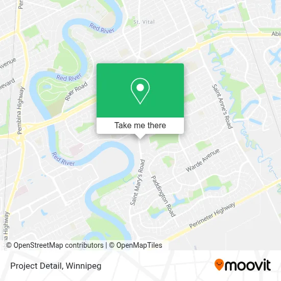 Project Detail map