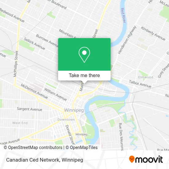 Canadian Ced Network map