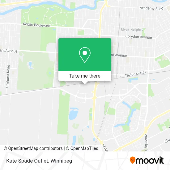 Kate Spade Outlet map