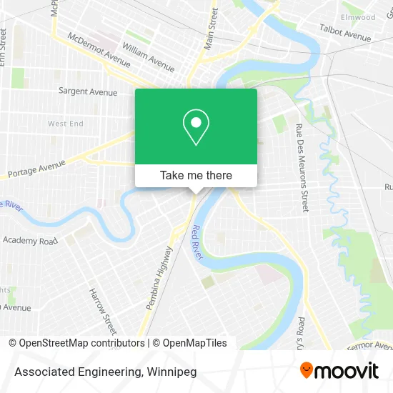 Associated Engineering map