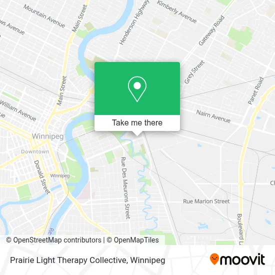 Prairie Light Therapy Collective map