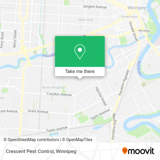 Crescent Pest Control map