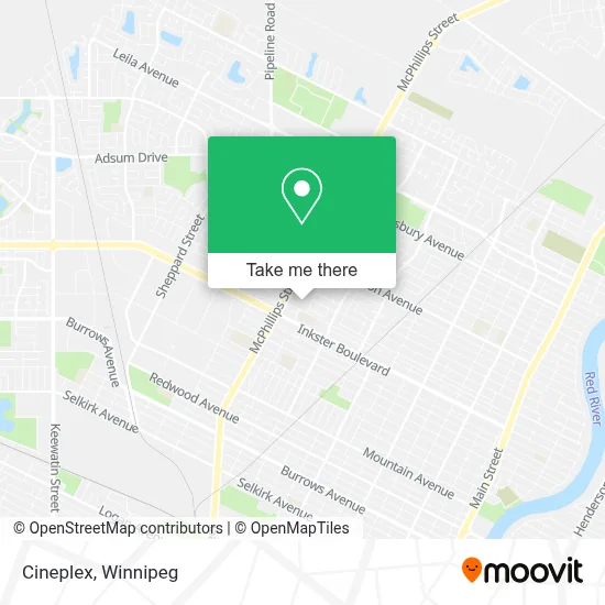 Cineplex map