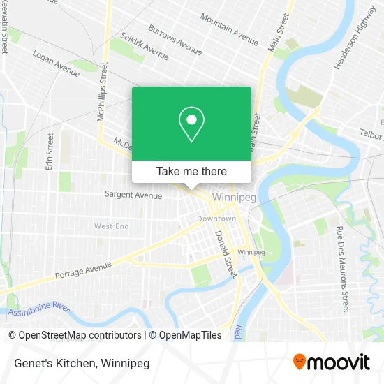 Genet's Kitchen map