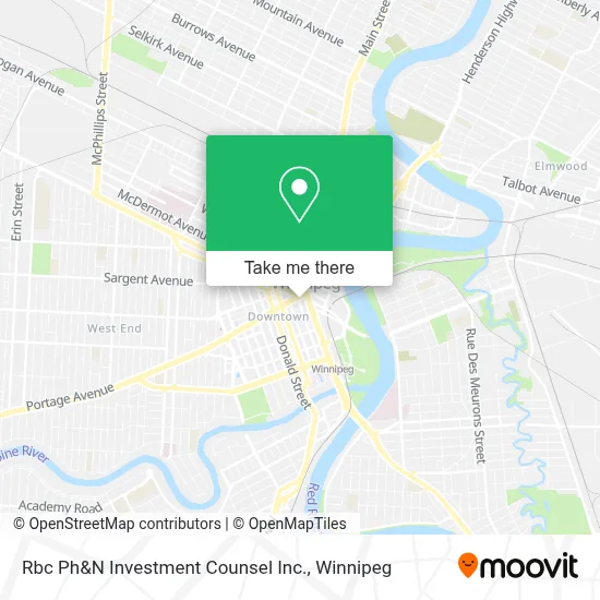 Rbc Ph&N Investment Counsel Inc. map