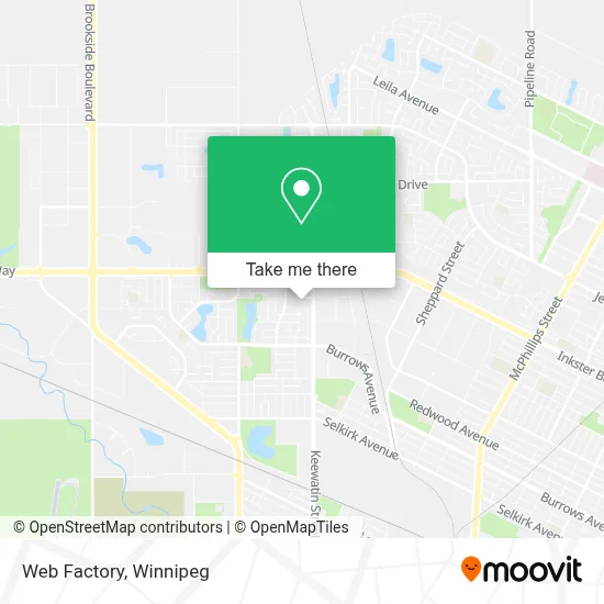 Web Factory map