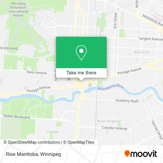 Rise Manitoba map